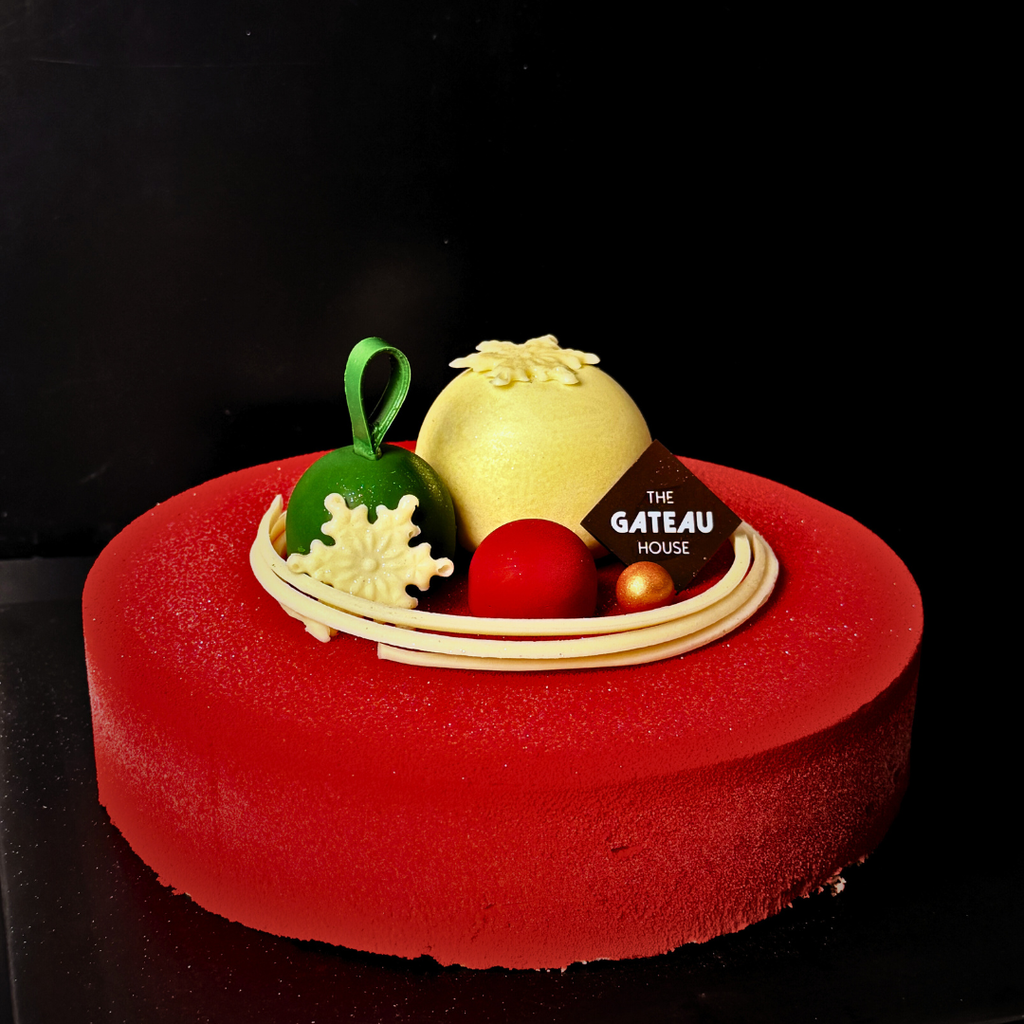 Strawberry Christmas Gateau